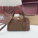 Replica Perfetta Borsa a tracolla piccola Loro Piana scamosciata marrone lama Imitazione Outlet