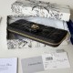 Replica Perfetta Portafoglio con cerniera Dior Lady Dior Voyageur nero Imitazione Outlet