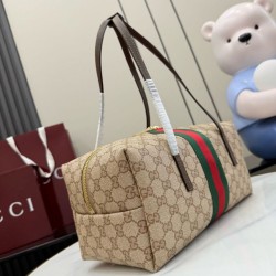 Replica Perfetta Borsa Gucci Melrose Medium Boston 875228 marrone Imitazione Outlet