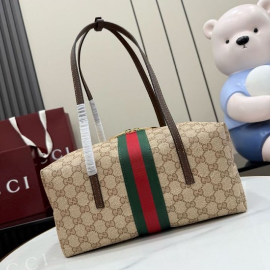 Replica Perfetta Borsa Gucci Melrose Medium Boston 875228 marrone Imitazione Outlet