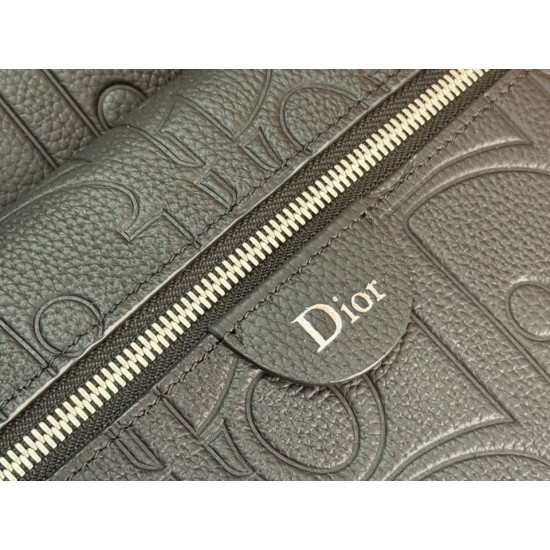 Replica Perfetta Zaino Dior Rider con cerniera Oblique Nero Imitazione Outlet
