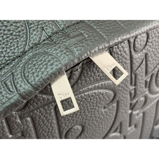 Replica Perfetta Zaino Dior Rider con cerniera Oblique Nero Imitazione Outlet