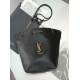 Replica Perfetta Borsa a secchiello YSL Saint Laurent Pochon nero Imitazione Outlet