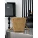 Replica Perfetta Borsa a secchiello YSL Saint Laurent Pochon marrone Imitazione Outlet