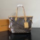 Replica Perfetta Borsa Louis Vuitton Neverfull Inside Out M28376 marrone Imitazione Outlet