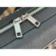 Replica Perfetta Borsa a tracolla Dior Rider con cerniera Oblique Blu Imitazione Outlet