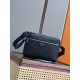 Replica Perfetta Borsa a tracolla Dior Rider con cerniera Nero Imitazione Outlet