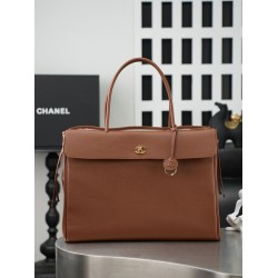 Replica Perfetta Borsa tote Chanel AS6289 Jennie marrone Imitazione Outlet