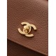 Replica Perfetta Borsa tote Chanel AS6289 Jennie marrone Imitazione Outlet