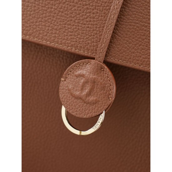 Replica Perfetta Borsa tote Chanel AS6289 Jennie marrone Imitazione Outlet