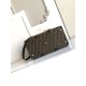 Replica Perfetta Borsa shopper Tote Fendi FF jacquard marrone Imitazione Outlet