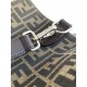 Replica Perfetta Borsa shopper Tote Fendi FF jacquard marrone Imitazione Outlet