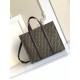 Replica Perfetta Borsa shopper Tote Fendi FF jacquard marrone Imitazione Outlet