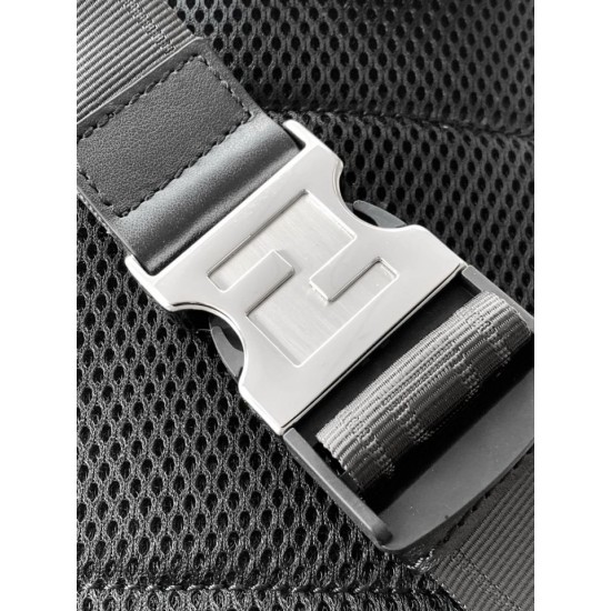 Replica Perfetta Marsupio Fendi FF in tessuto Imitazione Outlet