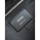 Replica Perfetta Marsupio Fendi FF in tessuto Nero Imitazione Outlet