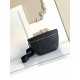 Replica Perfetta Marsupio Fendi FF in tessuto Nero Imitazione Outlet