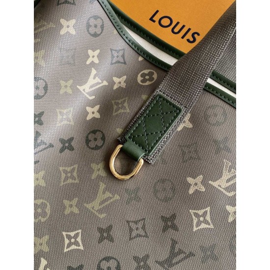 Replica Perfetta Borsa tote Louis Vuitton Uptown M29269 verde con 163 fiches Imitazione Outlet