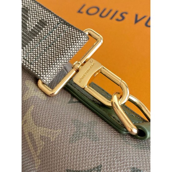 Replica Perfetta Borsa tote Louis Vuitton Uptown M29269 verde con 163 fiches Imitazione Outlet
