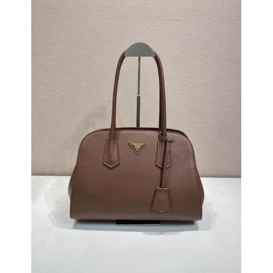 Replica Perfetta Borsa tote Prada Palisander 1BG606 Marrone Imitazione Outlet