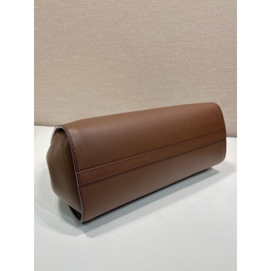 Replica Perfetta Borsa tote Prada Palisander 1BG606 Marrone Imitazione Outlet