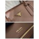 Replica Perfetta Borsa tote Prada Palisander 1BG606 Marrone Imitazione Outlet