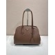 Replica Perfetta Borsa tote Prada Palisander 1BG606 Marrone Imitazione Outlet