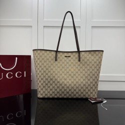 Replica Perfetta Borsa tote Gucci 874745 GG in tela marrone Imitazione Outlet