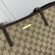 Replica Perfetta Borsa tote Gucci 874745 GG in tela marrone Imitazione Outlet