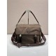 Replica Perfetta Borsa a tracolla Prada Explore Re-Nylon 2VD082 Marrone Imitazione Outlet