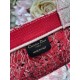 Replica Perfetta Ricamo della borsa tote Dior Book con medaglione Dior Rosa Imitazione Outlet