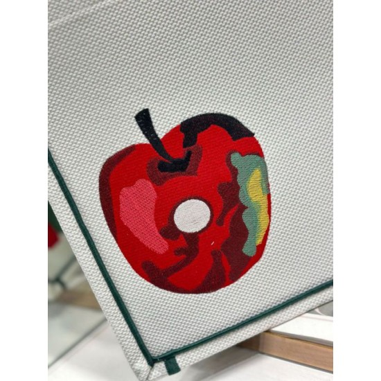 Replica Perfetta Borsa shopping Dior Book Tote con design a bruco e tracolla Imitazione Outlet