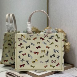 Replica Perfetta Borsa shopping Dior Book Tote con fiocco e tracolla Imitazione Outlet