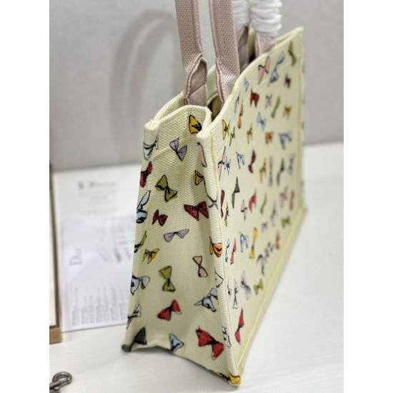 Replica Perfetta Borsa shopping Dior Book Tote con fiocco e tracolla Imitazione Outlet