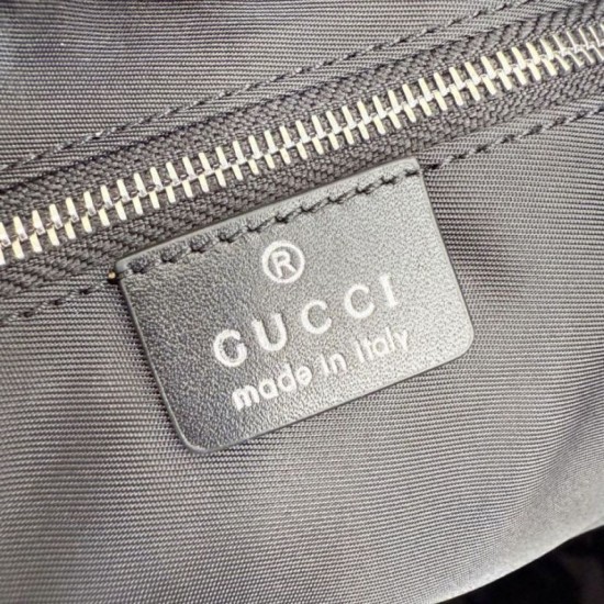 Replica Perfetta Borsa da lavoro media Gucci A0007X Mega Web Trademark nera Imitazione Outlet