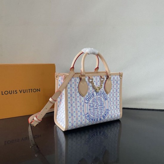 Replica Perfetta Borsa tote LV Stamp OnTheGo M29477 Imitazione Outlet