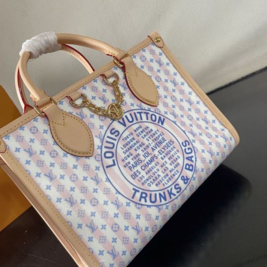 Replica Perfetta Borsa tote LV Stamp OnTheGo M29477 Imitazione Outlet