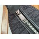 Replica Perfetta Pochette Dior Jett Dior Oblique jacquard nero Imitazione Outlet