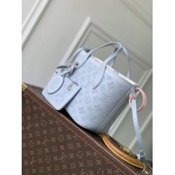 Replica Perfetta Borsa a mano Louis Vuitton Blossom PM M29375 Blu Imitazione Outlet
