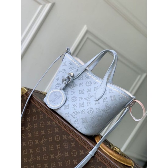 Replica Perfetta Borsa a mano Louis Vuitton Blossom PM M29375 Blu Imitazione Outlet