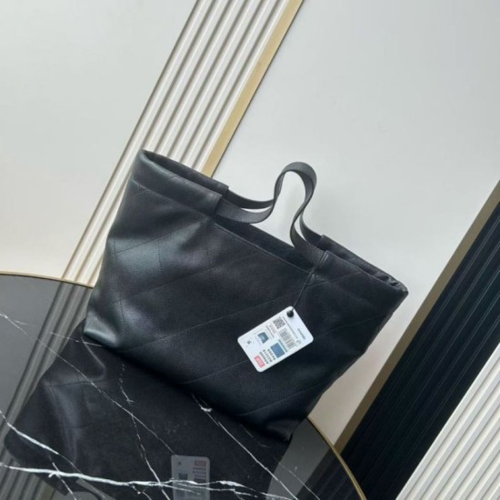 Replica Perfetta Borsa tote Chanel piccola preppy AS6058 Nera Imitazione Outlet