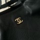 Replica Perfetta Borsa tote Chanel piccola preppy AS6058 Nera Imitazione Outlet