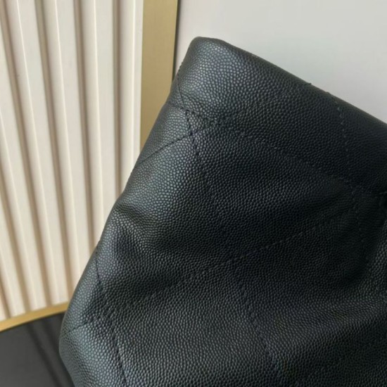 Replica Perfetta Borsa tote Chanel piccola preppy AS6058 Nera Imitazione Outlet