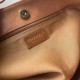 Replica Perfetta Borsa tote Chanel piccola preppy AS6058 Marrone Imitazione Outlet