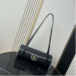 Replica Perfetta Borsa bowling grande Chanel AS6181 nera Imitazione Outlet