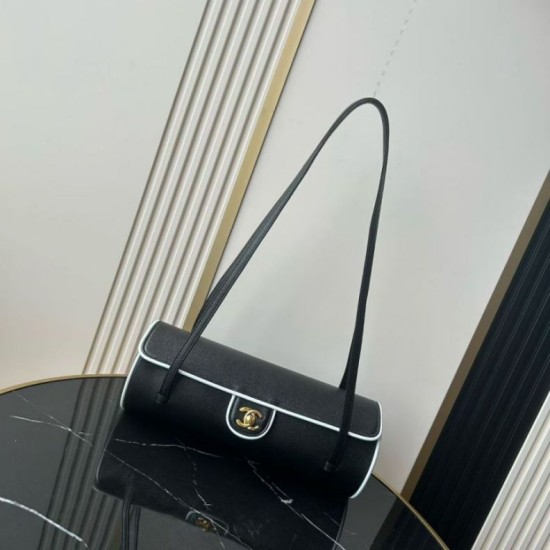 Replica Perfetta Borsa bowling grande Chanel AS6181 nera Imitazione Outlet
