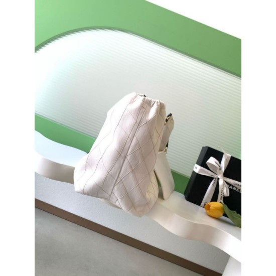 Replica Perfetta Borsa tote Chanel 26C Coco Beach AS6191 bianca Imitazione Outlet