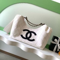 Replica Perfetta Borsa tote Chanel 26C Coco Beach AS6191 bianca Imitazione Outlet
