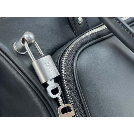 Replica Perfetta Borse LV Keepall Cargo Bandoulière 50 m28100 Nero Imitazione Outlet