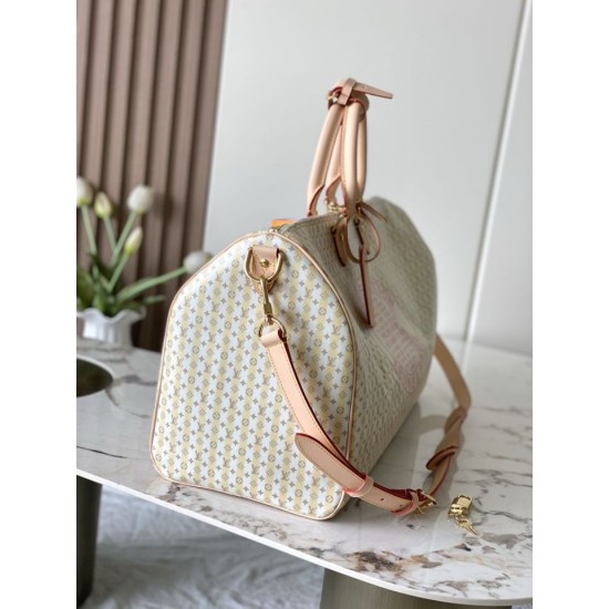 Replica di lusso Borse LV Stamp Keepall 45 M28678 Chip 163c01 Falsa Online Replica Perfetta Borse LV Stamp Keepall 45 M28678 Chip 163c01 Imitazione Outlet