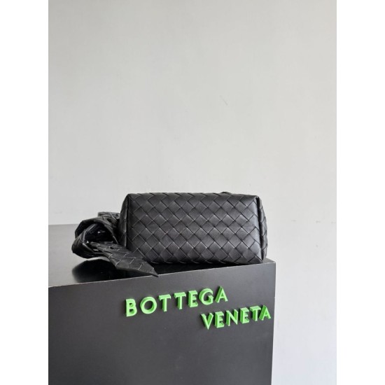 Replica Perfetta Borsa a spalla Easy Hobo Bottega Veneta Nera Imitazione Outlet